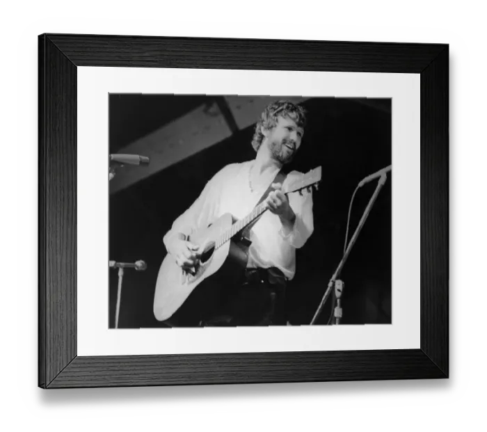 Framed Print : Singer Kris Kristofferson Performing Framed Print : Singer Kris Kristofferson Performing