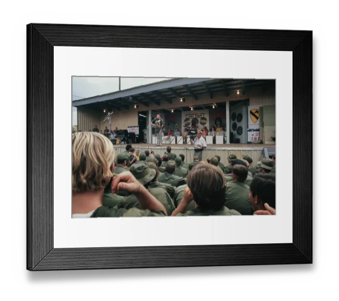 Framed Print : Christmas Day At Long Binh Post Framed Print : Christmas Day At Long Binh Post