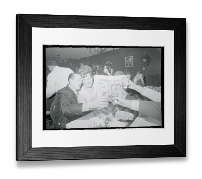 Framed Print : Portrait of Celebrating People Framed Print : Portrait of Celebrating People