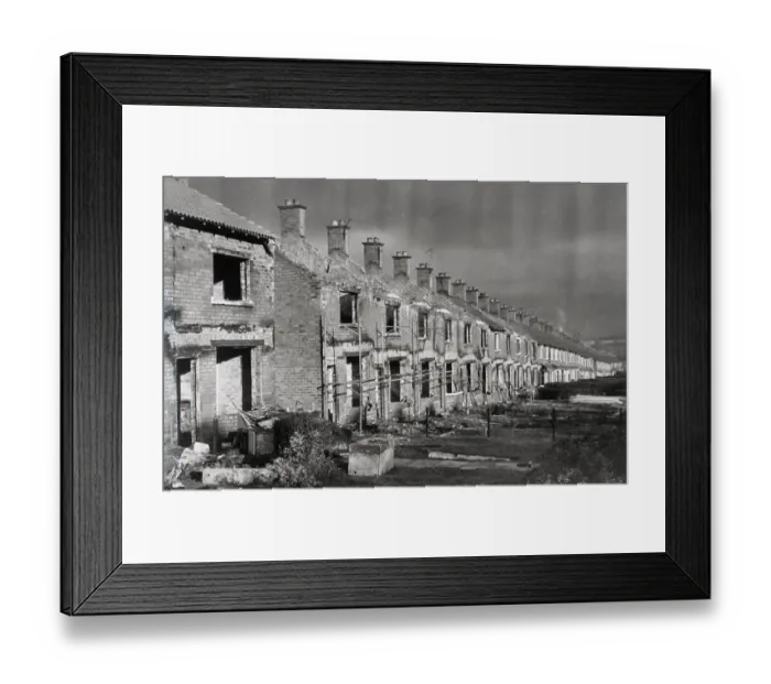 Framed Print : Burnt Houses of Irish Protestants Framed Print : Burnt Houses of Irish Protestants
