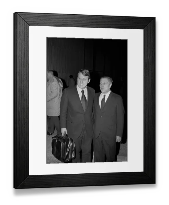 Framed Print : Portrait of Jimmy Hoffa with His Son Framed Print : Portrait of Jimmy Hoffa with His Son