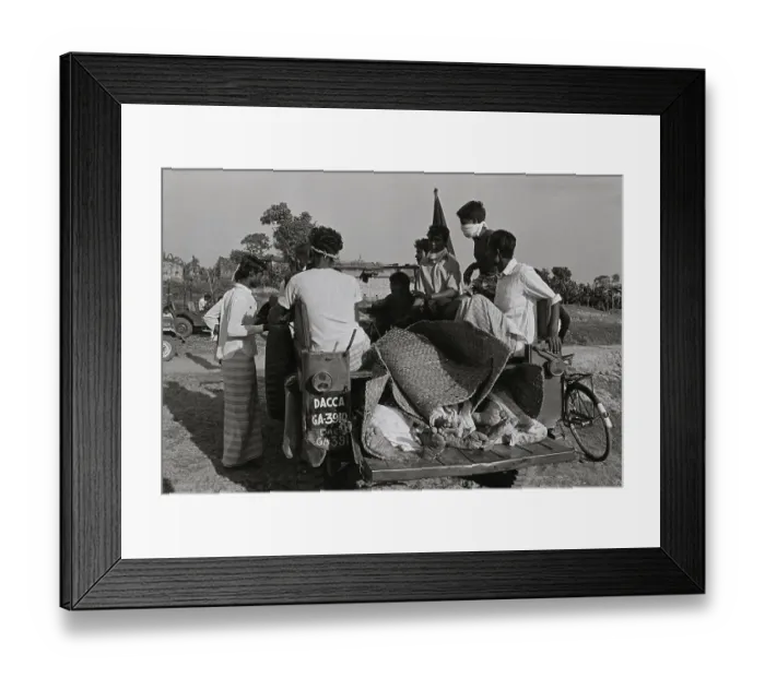 Framed Print : Bodies For Burial Are Moved Framed Print : Bodies For Burial Are Moved
