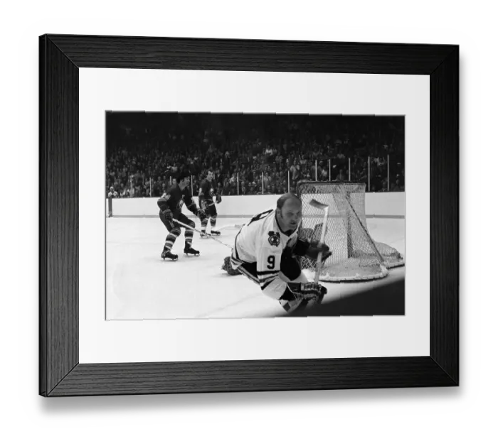 Framed Print : Bobby Hull on Ice During Hockey Game Framed Print : Bobby Hull on Ice During Hockey Game