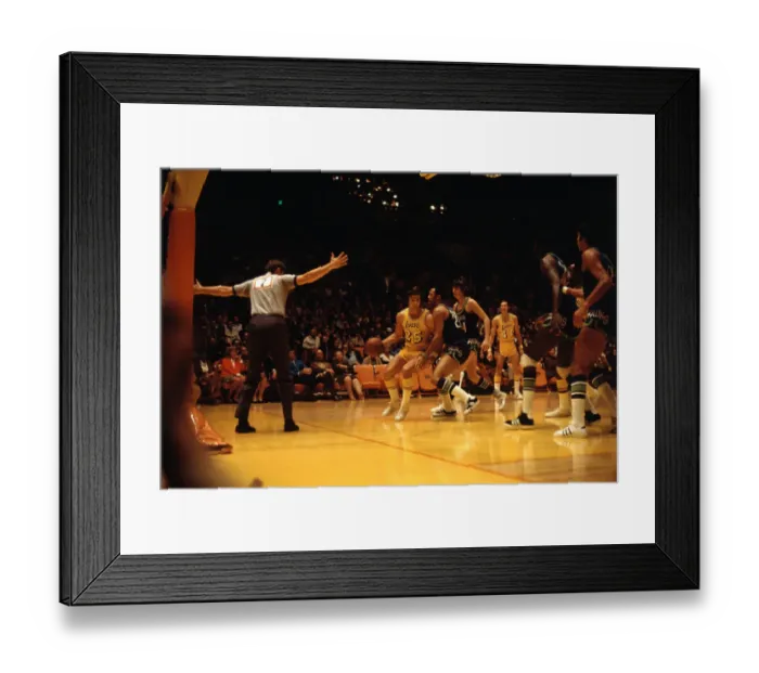Framed Print : Gail Goodrich Dribbling by Lou Hudson Framed Print : Gail Goodrich Dribbling by Lou Hudson