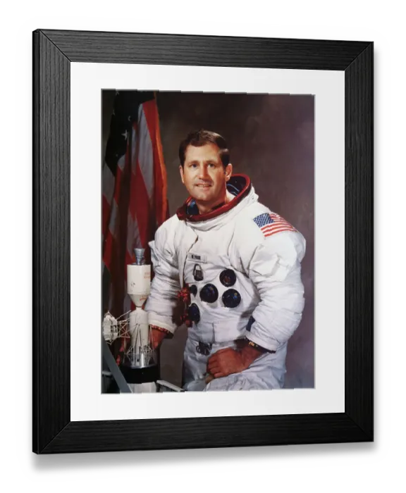 Framed Print : Portrait of William R. Pogue Framed Print : Portrait of William R. Pogue