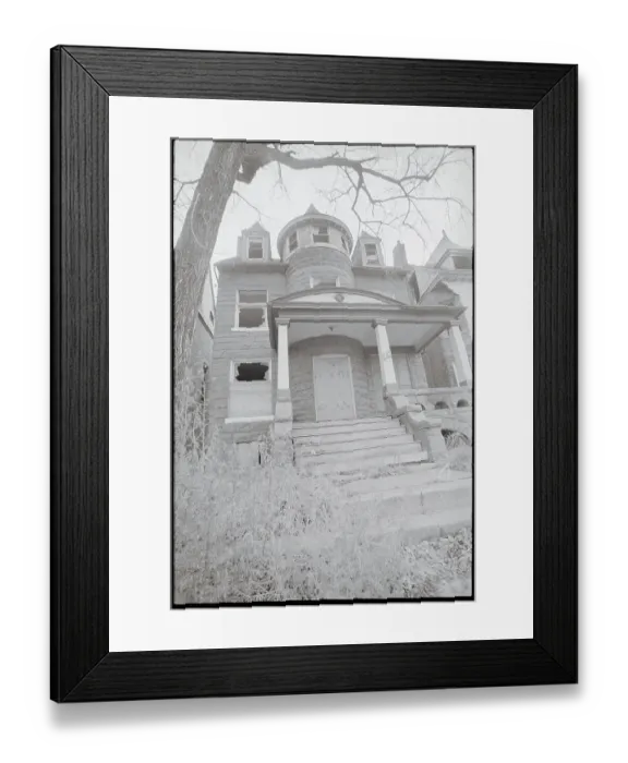 Framed Print : Brownstone Where Charles Lindbergh Was Born Framed Print : Brownstone Where Charles Lindbergh Was Born
