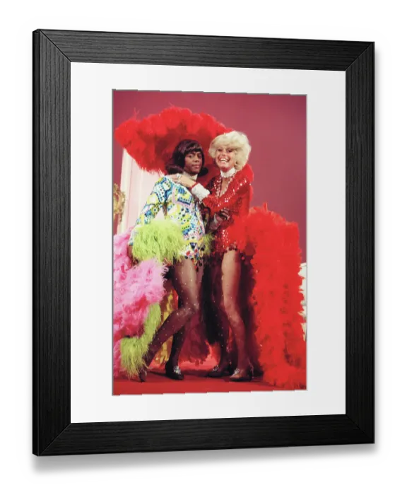 Framed Print : Flip Wilson and Carol Channing Framed Print : Flip Wilson and Carol Channing