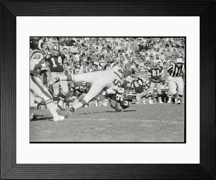 Framed Print : David Jones Tackling Bob Gresham Framed Print : David Jones Tackling Bob Gresham