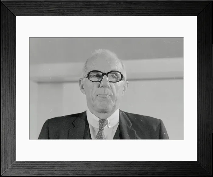 Framed Print : Portrait of Benjamin Spock Framed Print : Portrait of Benjamin Spock