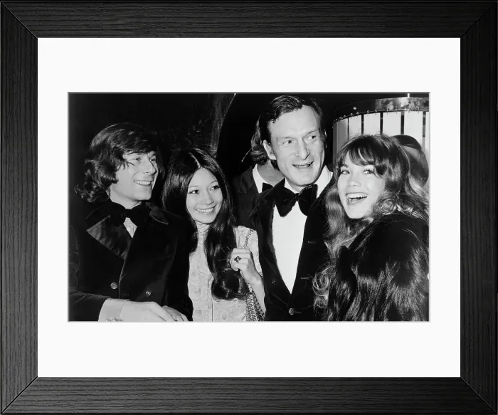 Framed Print : Roman Polanski and Hugh Hefner at Premiere Framed Print : Roman Polanski and Hugh Hefner at Premiere