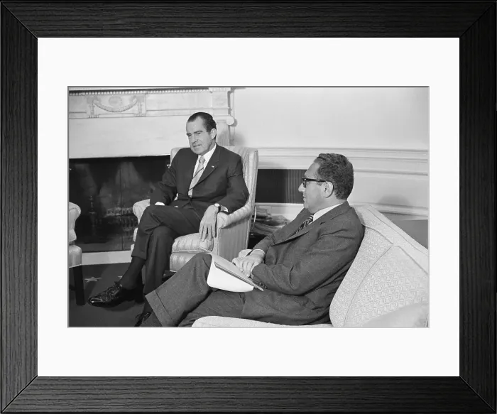 Framed Print : Henry Kissinger With President Nixon Framed Print : Henry Kissinger With President Nixon