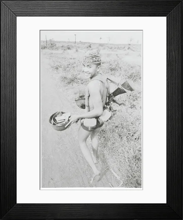 Framed Print : Soldier out of Uniform Framed Print : Soldier out of Uniform