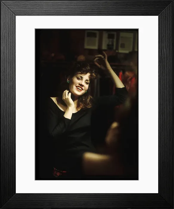 Framed Print : Lorna Luft Looking in Mirror Framed Print : Lorna Luft Looking in Mirror