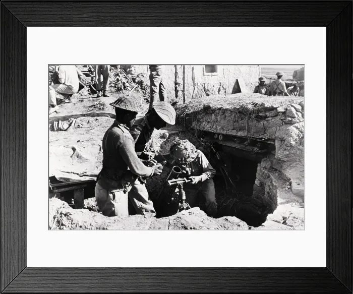 Framed Print : Pakistani Troops Fire A Mortar Framed Print : Pakistani Troops Fire A Mortar