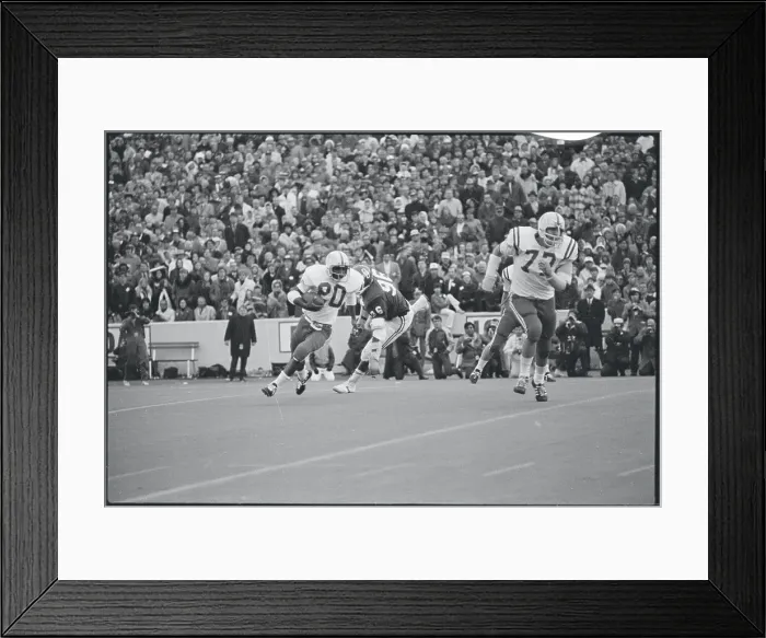 Framed Print : Johnny Rogers and Ray Hamilton in Football Action Framed Print : Johnny Rogers and Ray Hamilton in Football Action