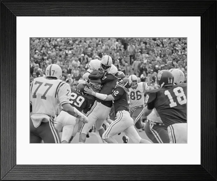 Framed Print : Oklahoma and Nebraska Football Game in Progress Framed Print : Oklahoma and Nebraska Football Game in Progress