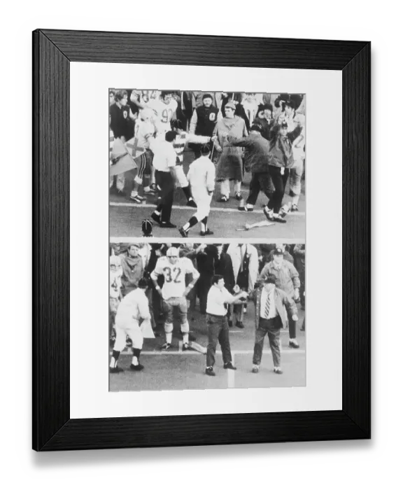 Framed Print : Woody Hayes Protesting Call