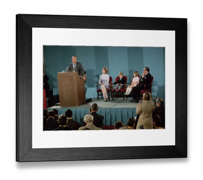 Framed Print : Henry M. Jackson Announces His Candidacy Democratic Presidential Nomination Framed Print : Henry M. Jackson Announces His Candidacy Democratic Presidential Nomination