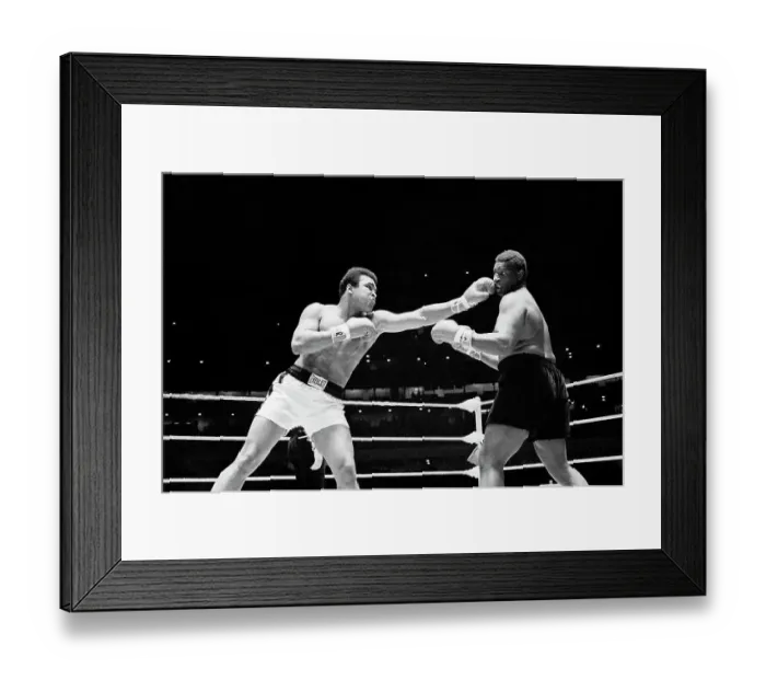 Framed Print : Muhammad Ali Punching Buster Mathis Framed Print : Muhammad Ali Punching Buster Mathis