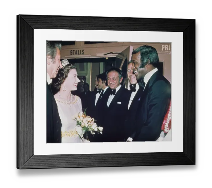 Framed Print : Queen Elizabeth II chats Lovelace Watkins Framed Print : Queen Elizabeth II chats Lovelace Watkins