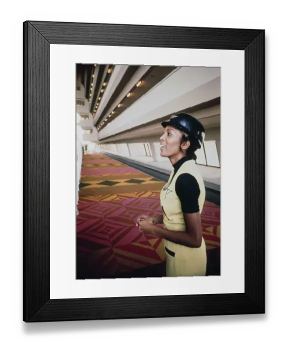 Framed Print : Monorail Train Employee Framed Print : Monorail Train Employee