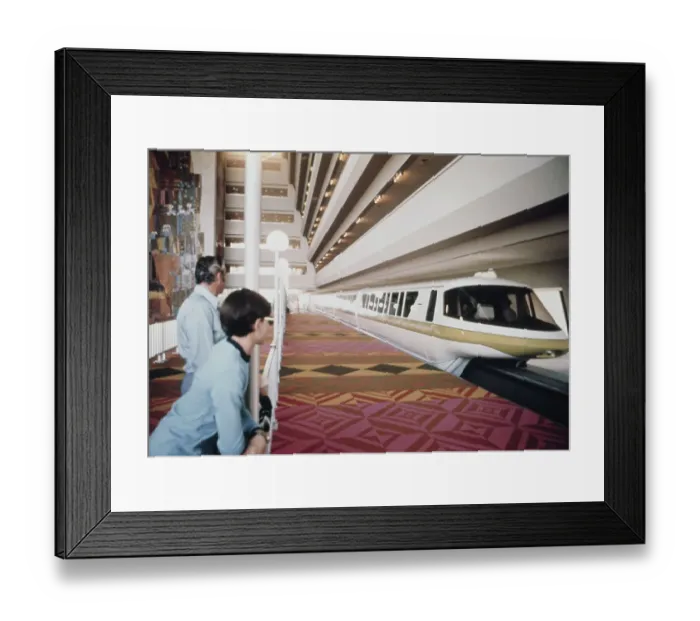 Framed Print : Monorail train