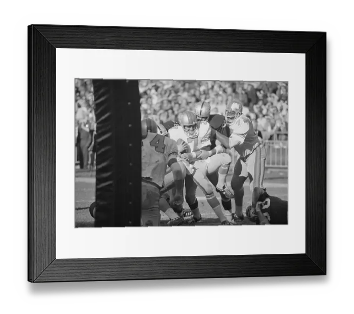 Framed Print : Raiders Sacking Don Pastorini