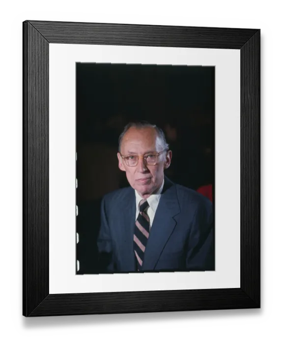 Framed Print : Lewis F. Powell Jr. Posing for Camera Framed Print : Lewis F. Powell Jr. Posing for Camera