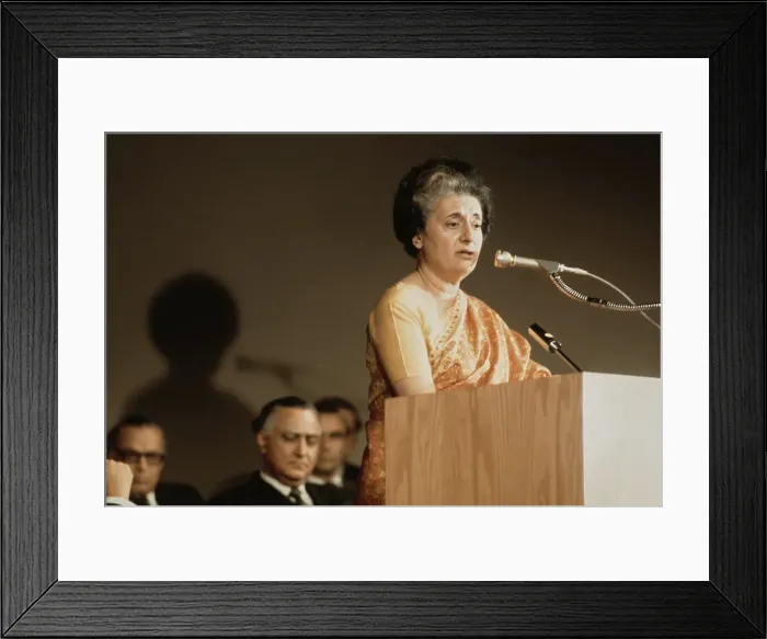 Framed Print : Indira Gandhi Address Columbia, 1971 Framed Print : Indira Gandhi Address Columbia, 1971