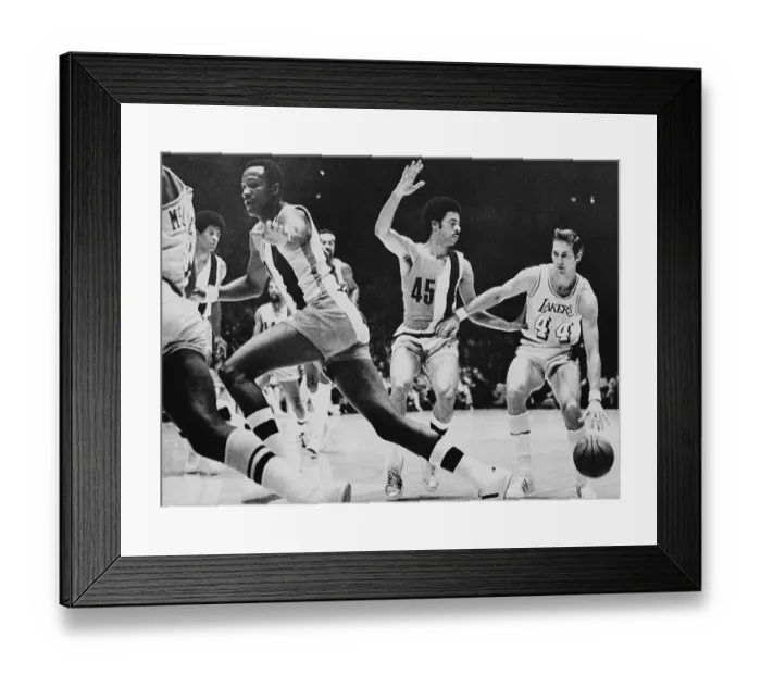 Framed Print : Basketball Players During a Game Framed Print : Basketball Players During a Game