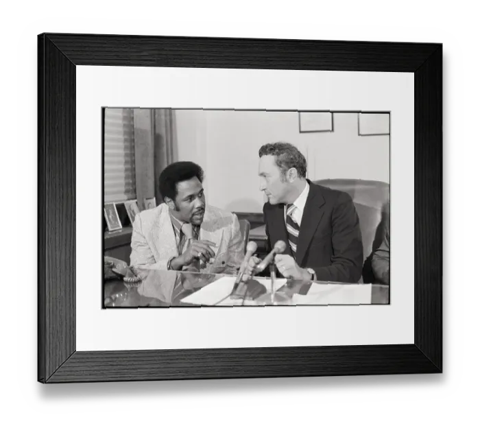 Framed Print : Stargell In Suit Speaks W / Sen Schreiker Framed Print : Stargell In Suit Speaks W / Sen Schreiker