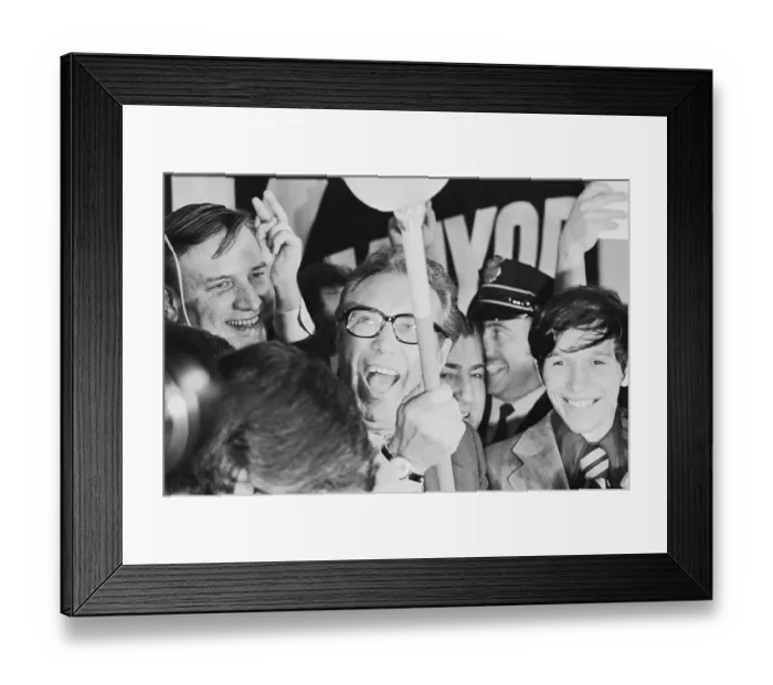 Framed Print : Ralph J. Perk Wielding Broom Framed Print : Ralph J. Perk Wielding Broom