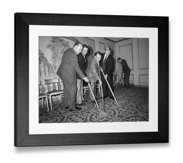 Framed Print : World Hockey Association Officials Form New League Framed Print : World Hockey Association Officials Form New League