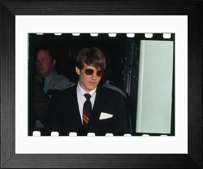 Framed Print : Aubran Martin Being Led to Court Framed Print : Aubran Martin Being Led to Court