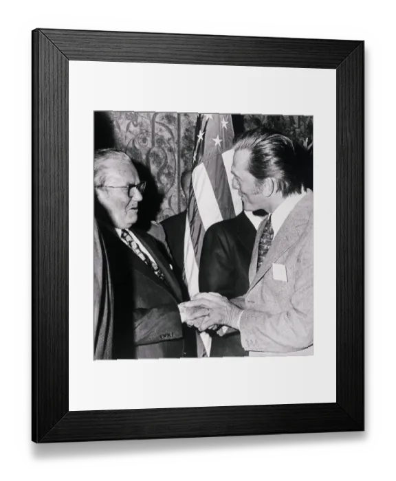 Framed Print : Actor Kirk Douglas Greeting Yugoslav Leader Josip Broz Tito Framed Print : Actor Kirk Douglas Greeting Yugoslav Leader Josip Broz Tito