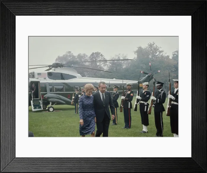 Framed Print : Tito Leaves Washington, D.C. 1971 Framed Print : Tito Leaves Washington, D.C. 1971
