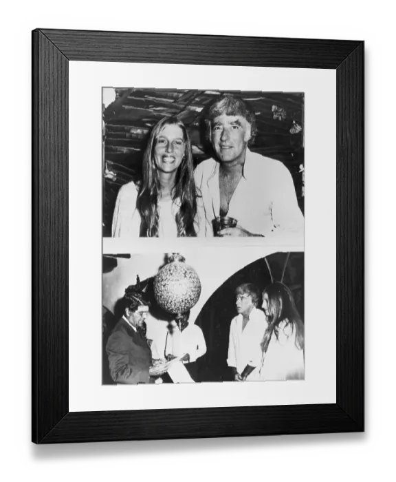 Framed Print : Peter Lawford and Mary Ann Rowan Getting Married Framed Print : Peter Lawford and Mary Ann Rowan Getting Married