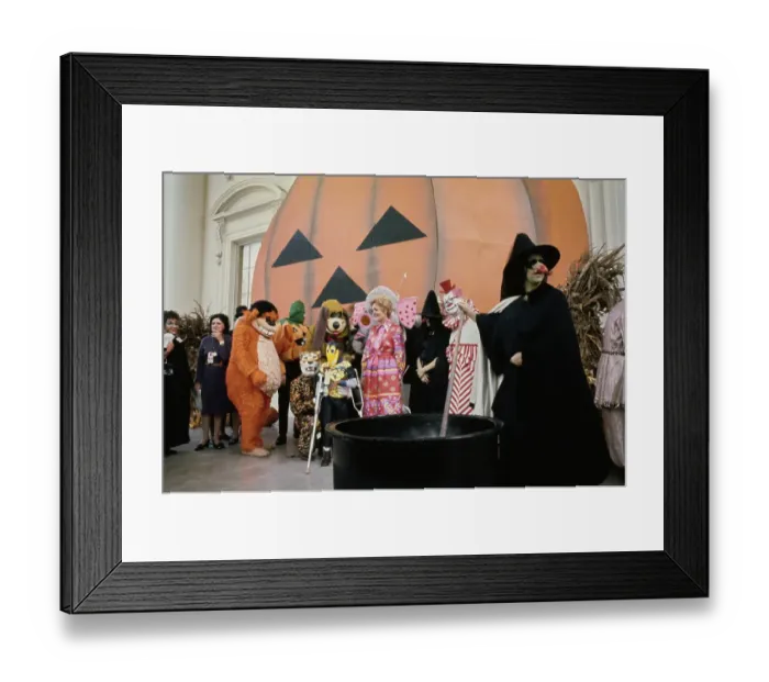 Framed Print : White House Halloween Party 1971 Framed Print : White House Halloween Party 1971