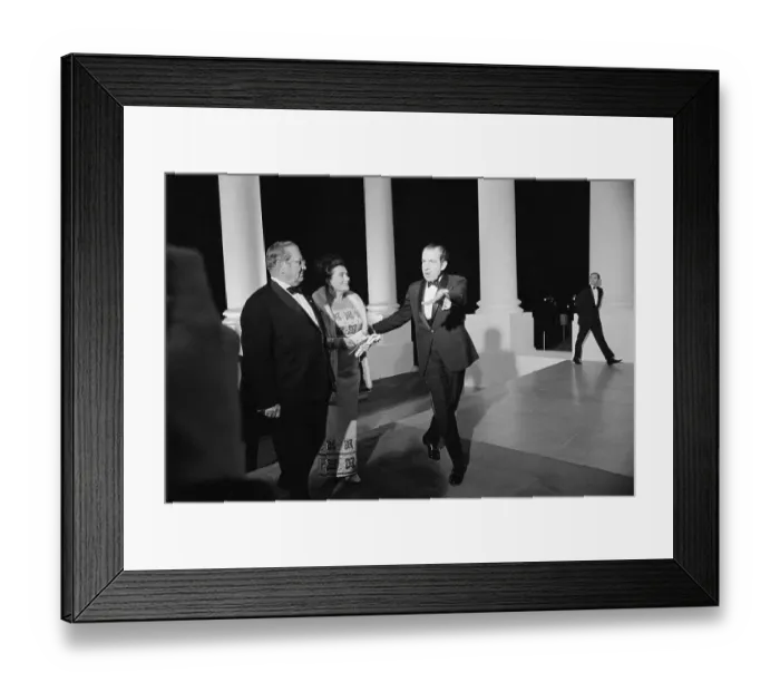 Framed Print : Richard Nixon Greeting Josip and Jovanka Tito Framed Print : Richard Nixon Greeting Josip and Jovanka Tito