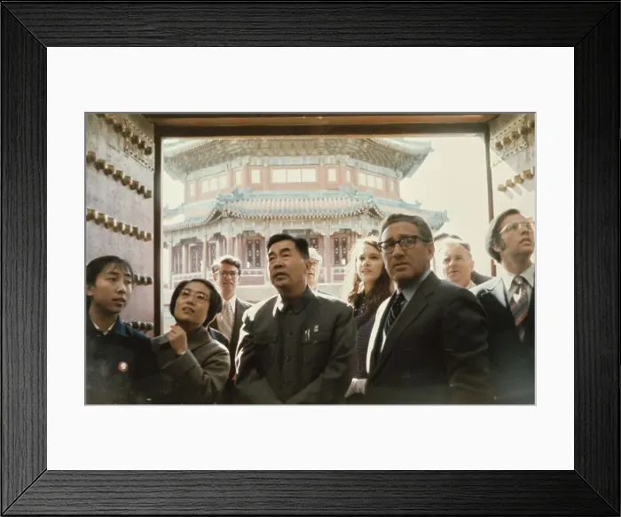 Framed Print : Kissinger In Beijing, 1971 Framed Print : Kissinger In Beijing, 1971