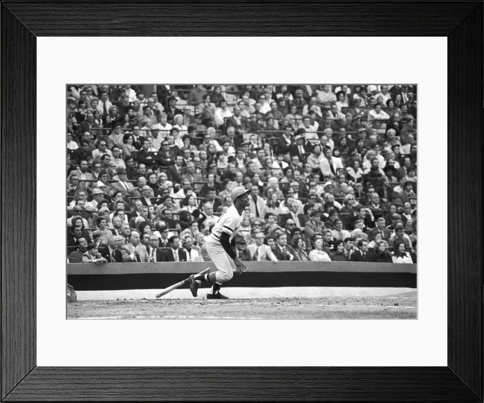 Framed Print : Roberto Clemente Watching His Home Run Framed Print : Roberto Clemente Watching His Home Run