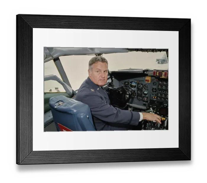 Framed Print : Colonel Ralph Albertazzie, American Air Force One Pilot Framed Print : Colonel Ralph Albertazzie, American Air Force One Pilot