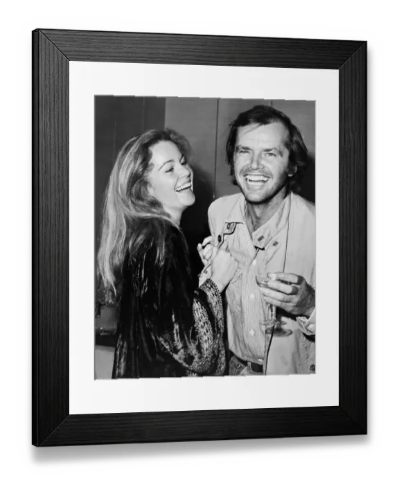 Framed Print : Tuesday Weld & Jack Nicholson In Nyc Framed Print : Tuesday Weld & Jack Nicholson In Nyc