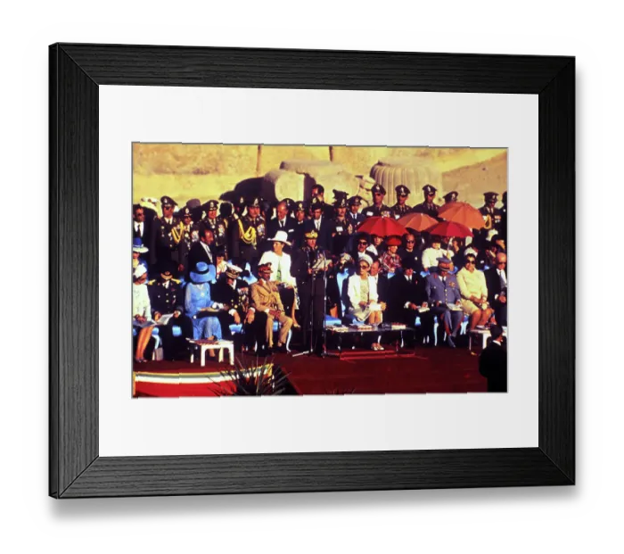 Framed Print : Royalty Attending Ceremony Framed Print : Royalty Attending Ceremony