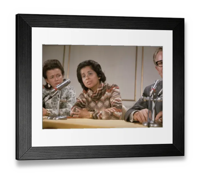 Framed Print : Patricia Roberts Harris, American Government Official & Diplomat Framed Print : Patricia Roberts Harris, American Government Official & Diplomat