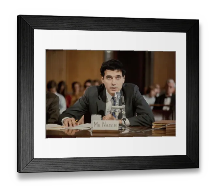 Framed Print : Ralph Nader, American Political & Consumer Rights Activist Framed Print : Ralph Nader, American Political & Consumer Rights Activist