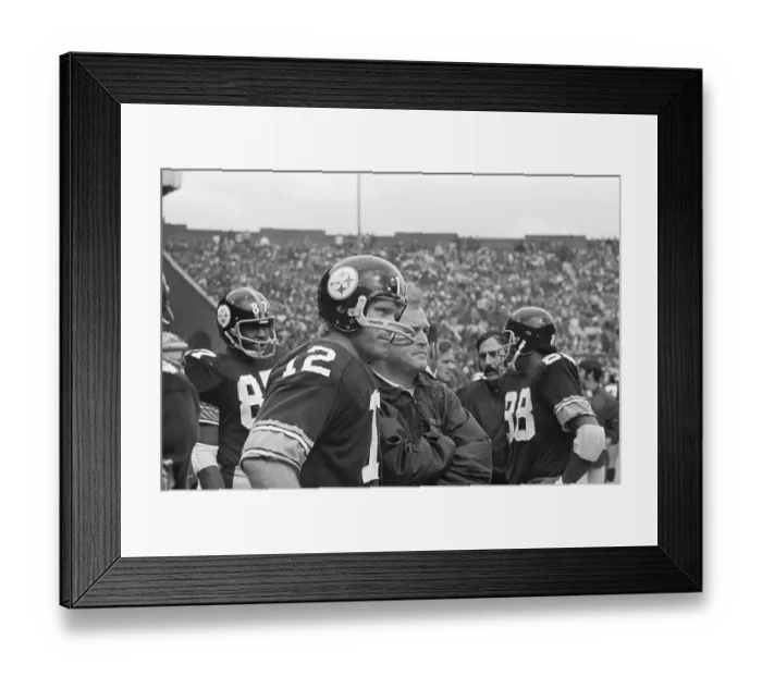 Framed Print : Terry Bradshaw and Chuck Noll Framed Print : Terry Bradshaw and Chuck Noll