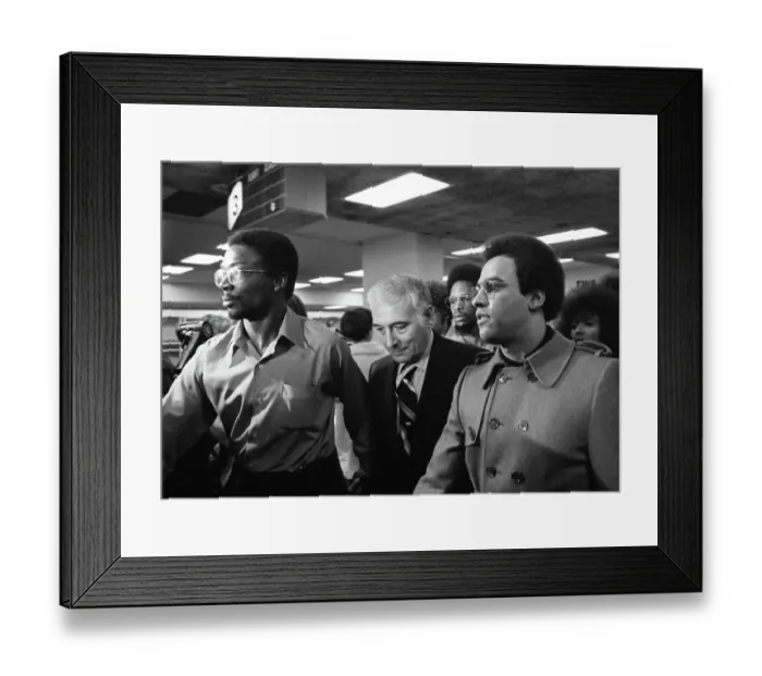 Framed Print : Huey P. Newton Holds Press Conference Framed Print : Huey P. Newton Holds Press Conference