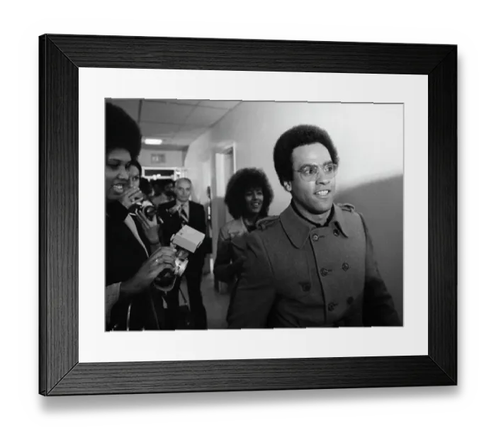 Framed Print : Huey P. Newton Holds Press Conference Framed Print : Huey P. Newton Holds Press Conference