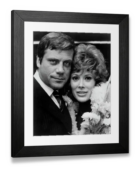 Framed Print : Jill St. John and Oliver Reed Framed Print : Jill St. John and Oliver Reed